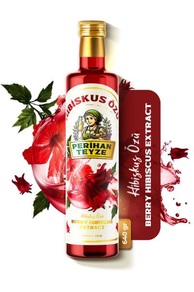 Berry Hibisküs Özü %100 Doğal 640 Gr