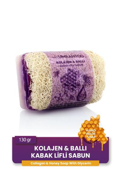Kolajen - Ballı Kabak Lifli Doğal Sabun 130 gr