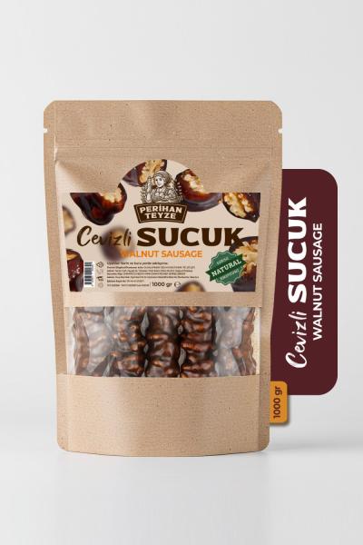 ORGANİK CEVİZLİ SUCUK 1000 gr (Koruyucu ve Glikoz İçermez)