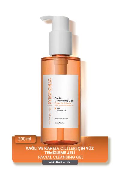 Pyromoniac Yağlı ve Karma Yüz temizleme Jeli 200 Ml